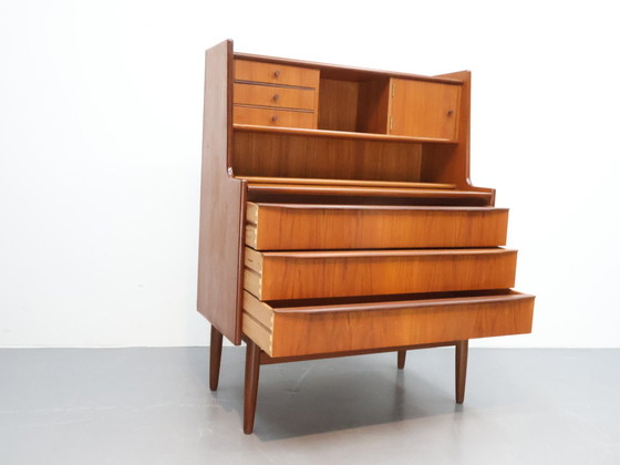 Image 1 of Deense Vintage Secretaire Teak