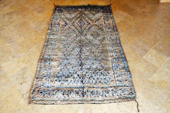 Image 1 of Tapis marocain vintage Beni M'Guild - 247 x 140 cm