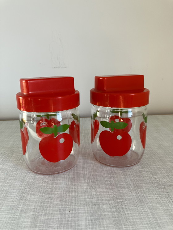 Image 1 of 2 bonitos tarros de almacenamiento Gulf