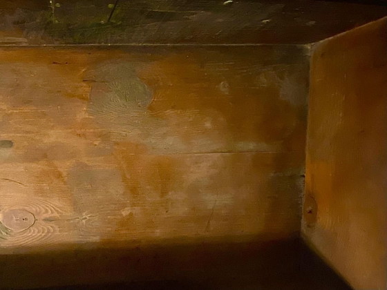Characterful antique English chest of drawers 18th century, handwerk 18de eeuw, Wood, Brown (photo 6 of 7)