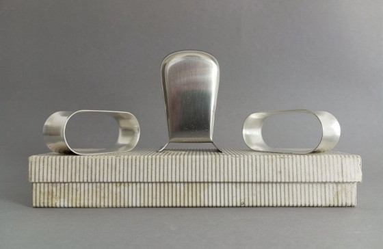 Image 1 of Ensemble de porte-serviettes Wilhelm Wagenfeld pour WMF, vers 1970