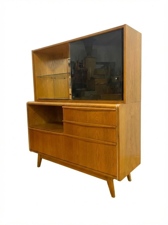 Image 1 of Cómoda retro con extensión, Bohumil Landsman, década de 1960, Checoslovaquia