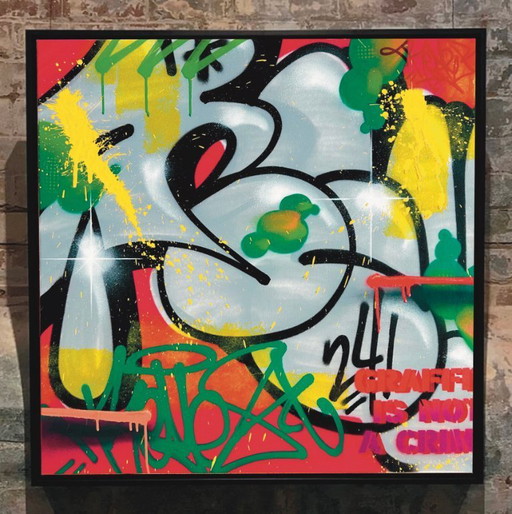 Matias MACHADO - Original Chrome - Artist painting