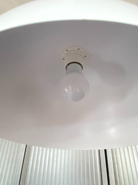 Lampe Suspension Lustre Plafonnier Blanc Industriel E27 – Metal (photo 12 of 14)