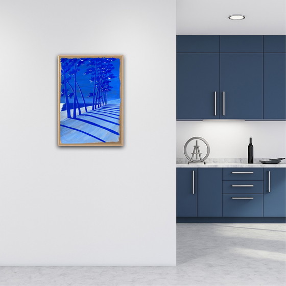 Image 1 of Gouache on 400g kraft paper.
Size: 70x50cm.