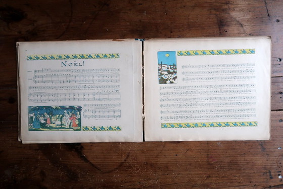Image 1 of Antique French Illustrated Children's Music Book "Voyez Comme on Danse", Gabriel Pierné, c.1920 – 2C44