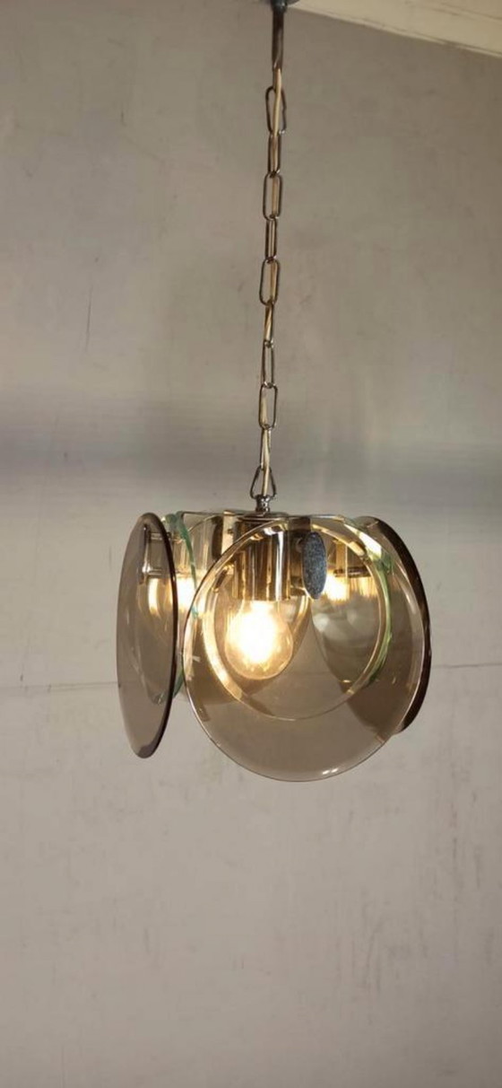 Image 1 of Lampada a sospensione italiana vintage Veca