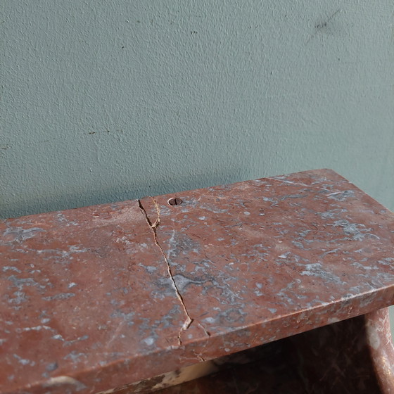 Image 1 of Antique French sideboard with marble top