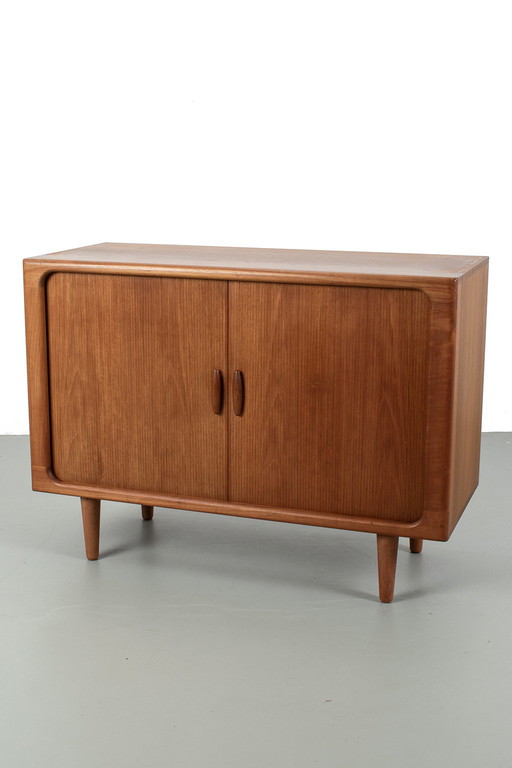 Danish Dyrlund cabinet with tambour doors