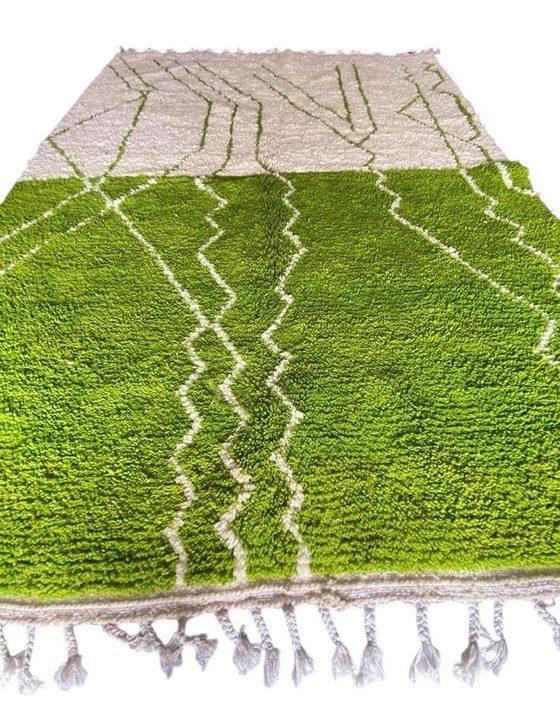 Image 1 of Authentischer handgeknüpfter Berberteppich – Atlaswolle – 300 x 200 cm