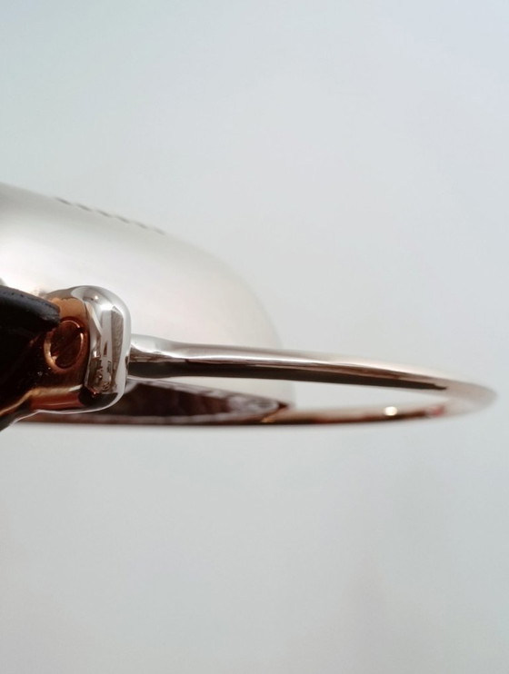 Image 1 of Cobra Leather Desk Lamp by Traso Milano 1988