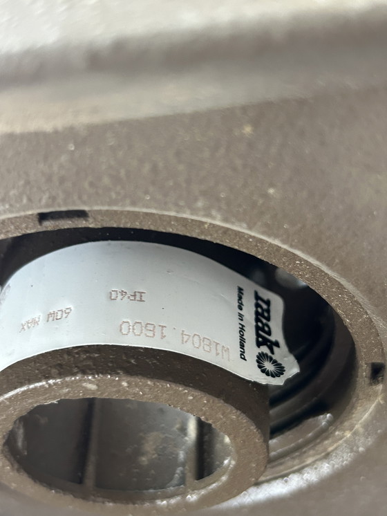 Image 1 of Pair of vintage sconces, RAAK W1804, brown Bakelite and opaline, low country