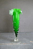 Vintage Tango Vaas Opaline Glas Groen