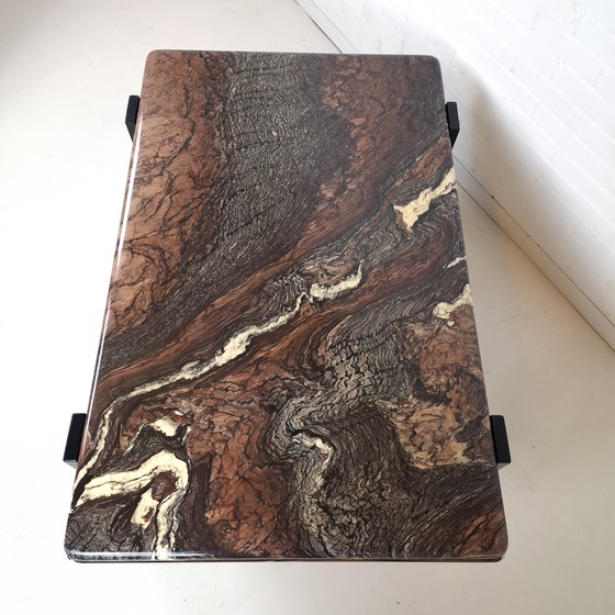 Image 1 of Vintage Brutalist Marble Coffee Table 70s/80s