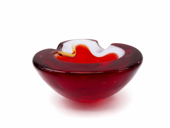 Posacenere/portagioie in vetro di Murano, Sommerso Rouge, Seguso Murano, Italia, circa 1960 – séguso, Ciotole (photo 3 of 6)