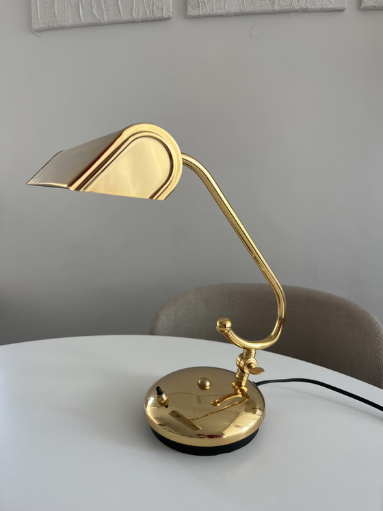 Image 1 of Brass piano lamp desk table lamp