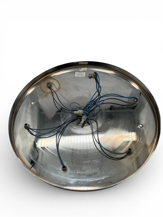 Image 1 of Lampada a cascata Space Age cromata (7 luci) – TZ Leuchten, anni '70