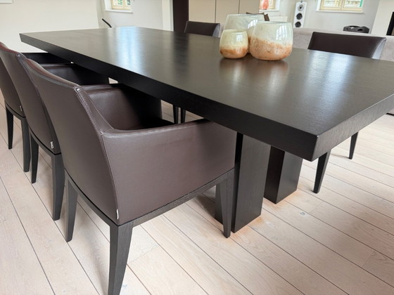Van Rossum Mesas de comedor y Sillas Potocco Italy (6 Piezas) – Wood (photo 2 of 11)