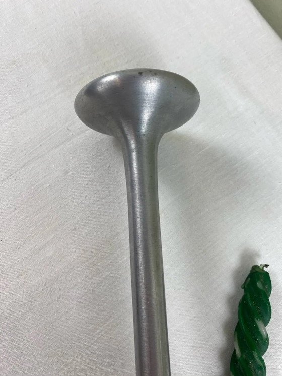 Vintage design kandelaar – Ikea, Kandelaars en kaarsen, polished steel, Metal (photo 4 of 12)