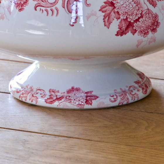 Image 1 of Large 19th-century ironstone bowl/salad bowl from the St. Amand collection, Boule de Neige