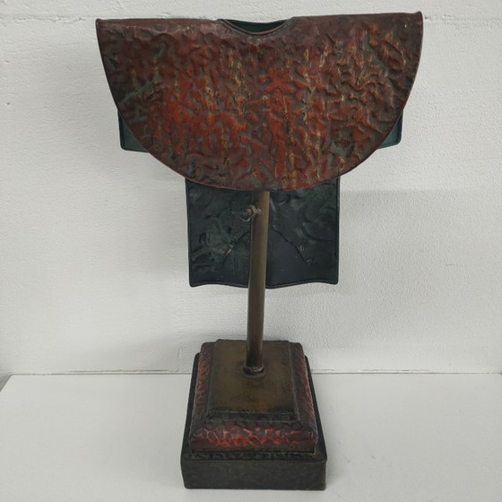 Image 1 of Statue décorative, cape ou robe en étain/cuivre