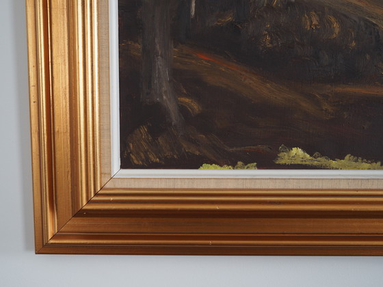 Image 1 of Gemälde "Der zerbrochene Baum", skandinavisches Design, 1970er Jahre