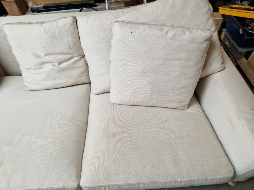 Canapé d'angle B&B Italia modèle Harry avec assise méridienne, tissu clair