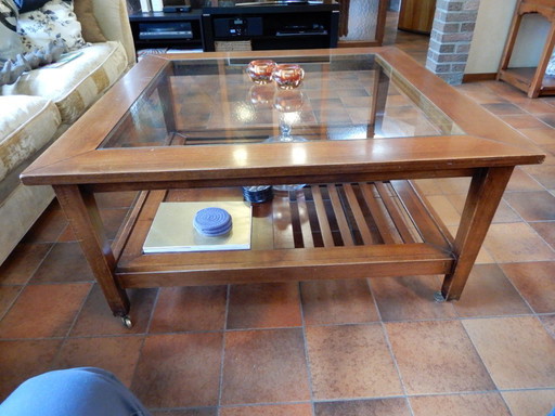 Couchtisch Boston Nussbaum antik