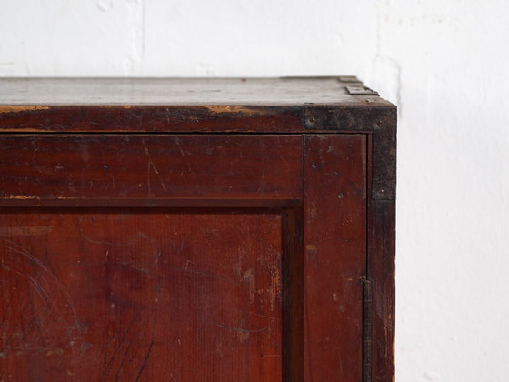 Small antique Japanese cupboard - Meiji / Taishō Period (c. ) #68 – Storage cabinet, Iron (photo 36 of 40)