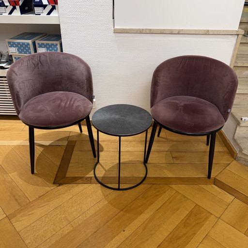 Eichholtz Stühle  Set Filmore Samt NP 595,-€