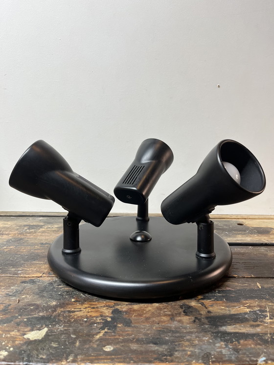 Image 1 of Plafoniera a tre faretti / lampada da soffitto vintage post-moderna Phase Madrid