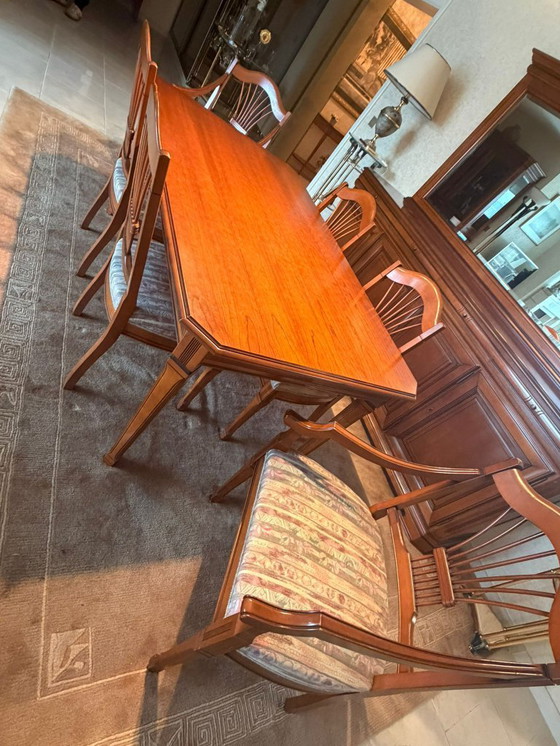 Image 1 of Complete dining room in full cherry wood