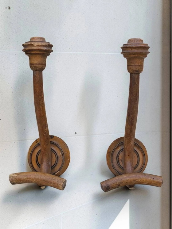 Bamboe kapstok 1900 – Kapstokken, Bamboo, Art Nouveau (photo 2 of 6)