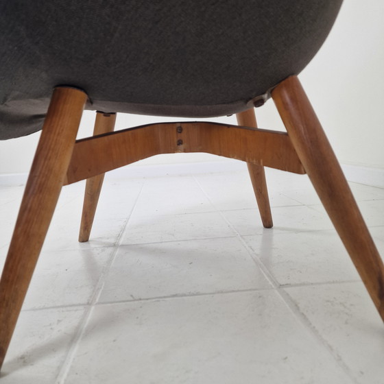 Image 1 of Set of 2 Bucket Lounge Chairs by Miroslav Navrátil for Vertex, 1960's