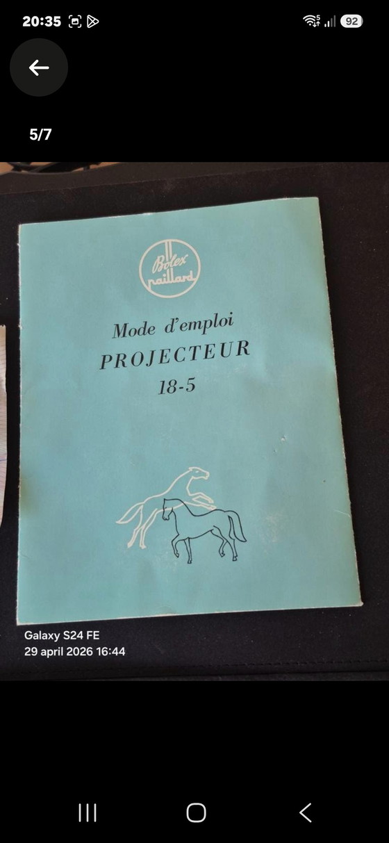 Projectorantique – Bolex, Dekorative Objekte, Metal, Plastic (photo 5 of 6)