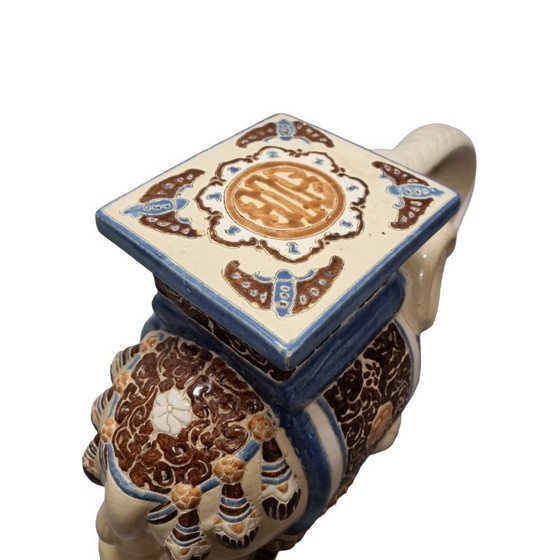 Image 1 of Vintage elephant plant table