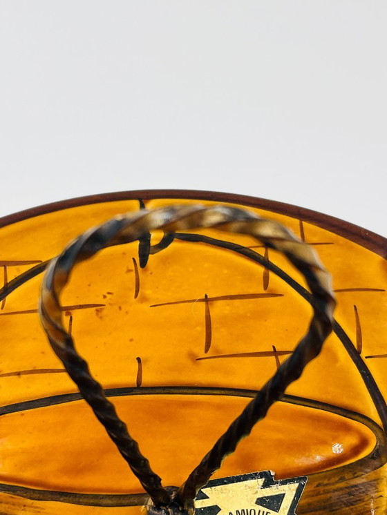 Image 1 of Plateau à fromages décor chaudron Vallauris