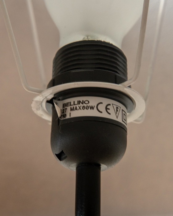 Vintage Belgische postmoderne verstelbare vloerlamp van Bellino, jaren 90, hout met sculpturaal (photo 14 of 14)