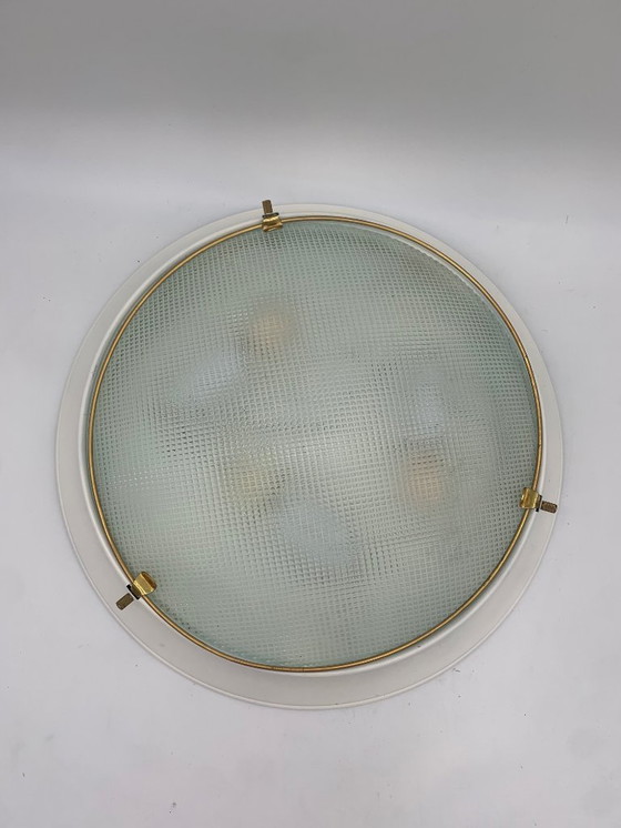 Image 1 of Plafoniere coppia -applique- attribuita Fontana Arte vintage italy mod grande