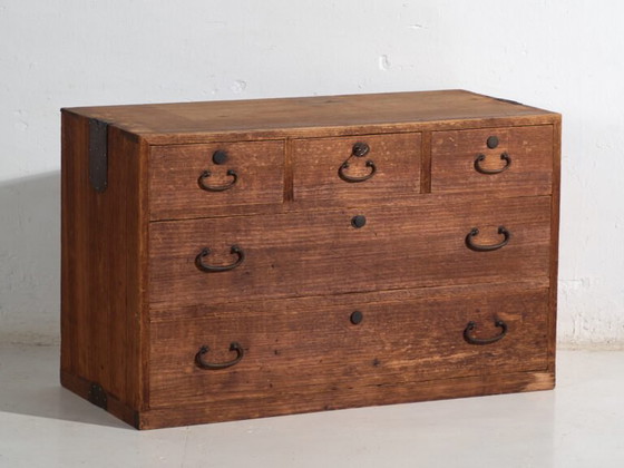 Antique base cabinet - Taishō / Showa Period (c. ) #4 – Storage cabinet, Metal (photo 8 of 40)