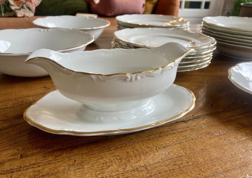 6 persoons Walbrzych servies totaal 23 stuks 