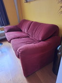 Cassina Maralunga 2-seater, 2.5-seater and ottoman