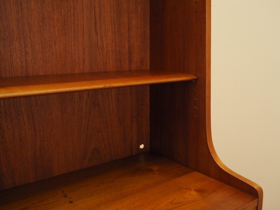 Image 1 of Teakholz-Bücherregal, dänisches Design, 1970er Jahre, Designer: Johannes Sorth