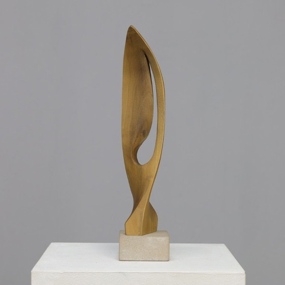 Image 1 of Organic handmade wooden sculpture by Morales, 20th century