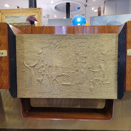 Image 1 of Bar cabinet / sideboard, rosewood, Vittorio Dassi, Mid-century, 50’s - Italy