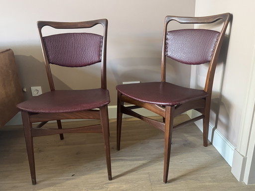 Set Louis van Teeffelen Stockholm chaises Wébé