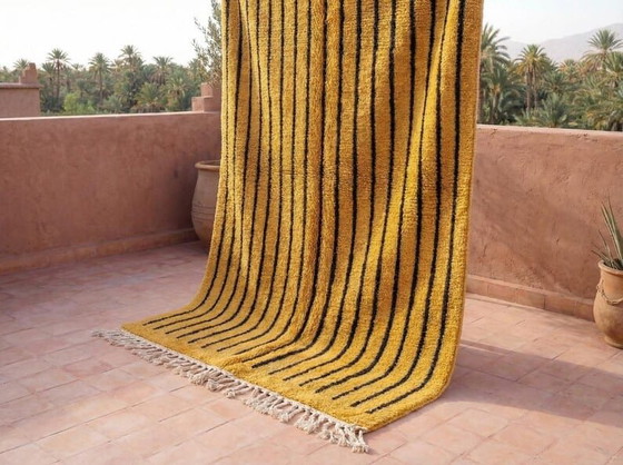 Image 1 of Handwoven natural wool rug, traditional technique, 2.5 x 1.5 m