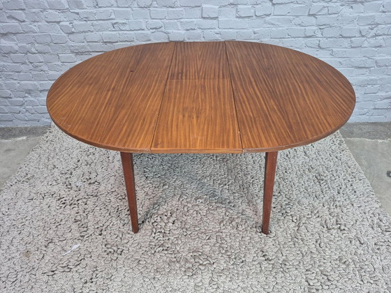Image 1 of Vintage Design Extendable Dining Table – Veneered Wood, The Netherlands, 1960s