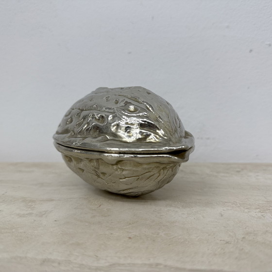 Image 1 of Set van 2 vintage eivormige glazen tafellampen, 1970