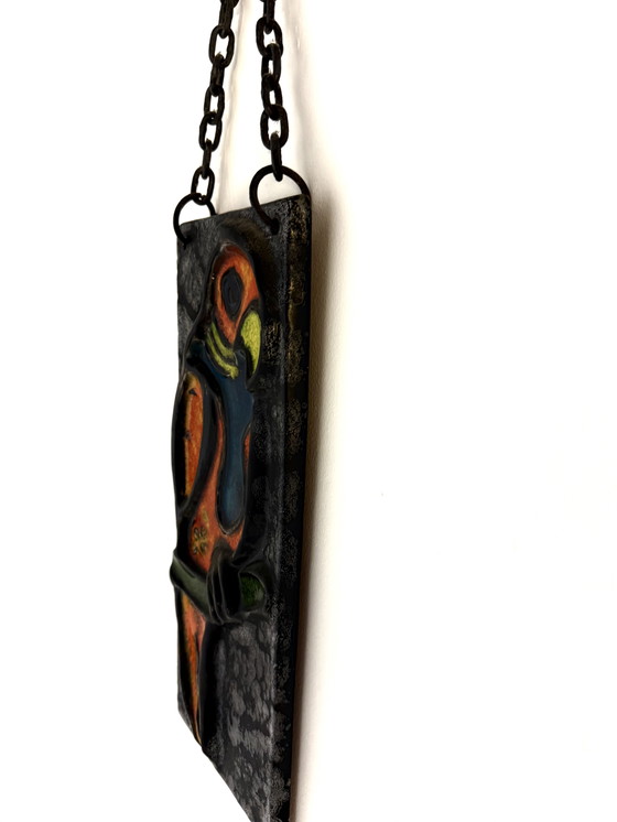 Image 1 of Vintage keramieken wandtegel, Carstens Luxus ‘60